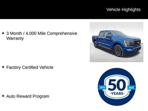 Certified 2022 Ford F150 XLT w/ Equipment Group 302A High image 7