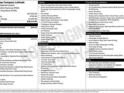Used 2021 Jeep Compass Latitude AWD/4WD image 28
