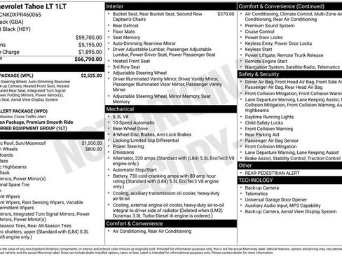 Used 2023 Chevrolet Tahoe LT w/ Luxury Package RWD image 6