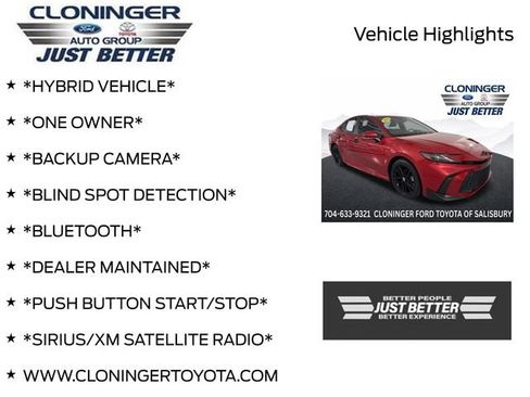 Used 2025 Toyota Camry SE w/ Multimedia Upgrade Package FWD image 3