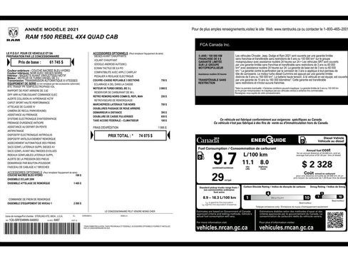 Used 2021 RAM 1500 Rebel w/ Level 1 Equipment Group image 9