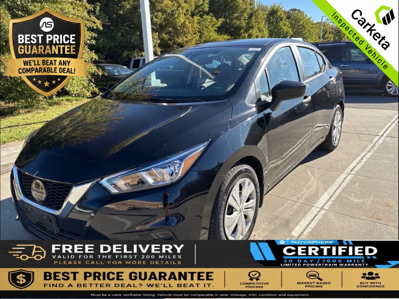 Used 2020 Nissan Versa S FWD image 1