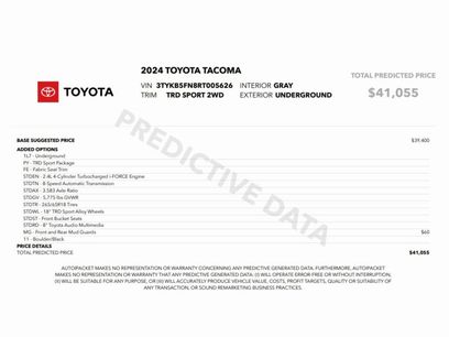 Used 2024 Toyota Tacoma TRD Sport