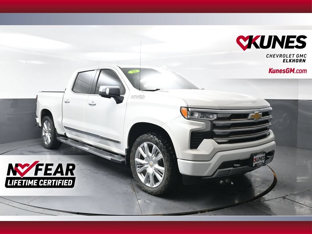 Used 2022 Chevrolet Silverado 1500 High Country w/ High Country Premium Package AWD/4WD image 1