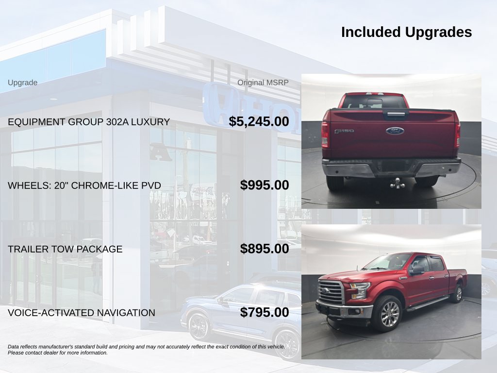 Used 2017 Ford F150 XLT w/ Equipment Group 302A Luxury AWD/4WD image 5