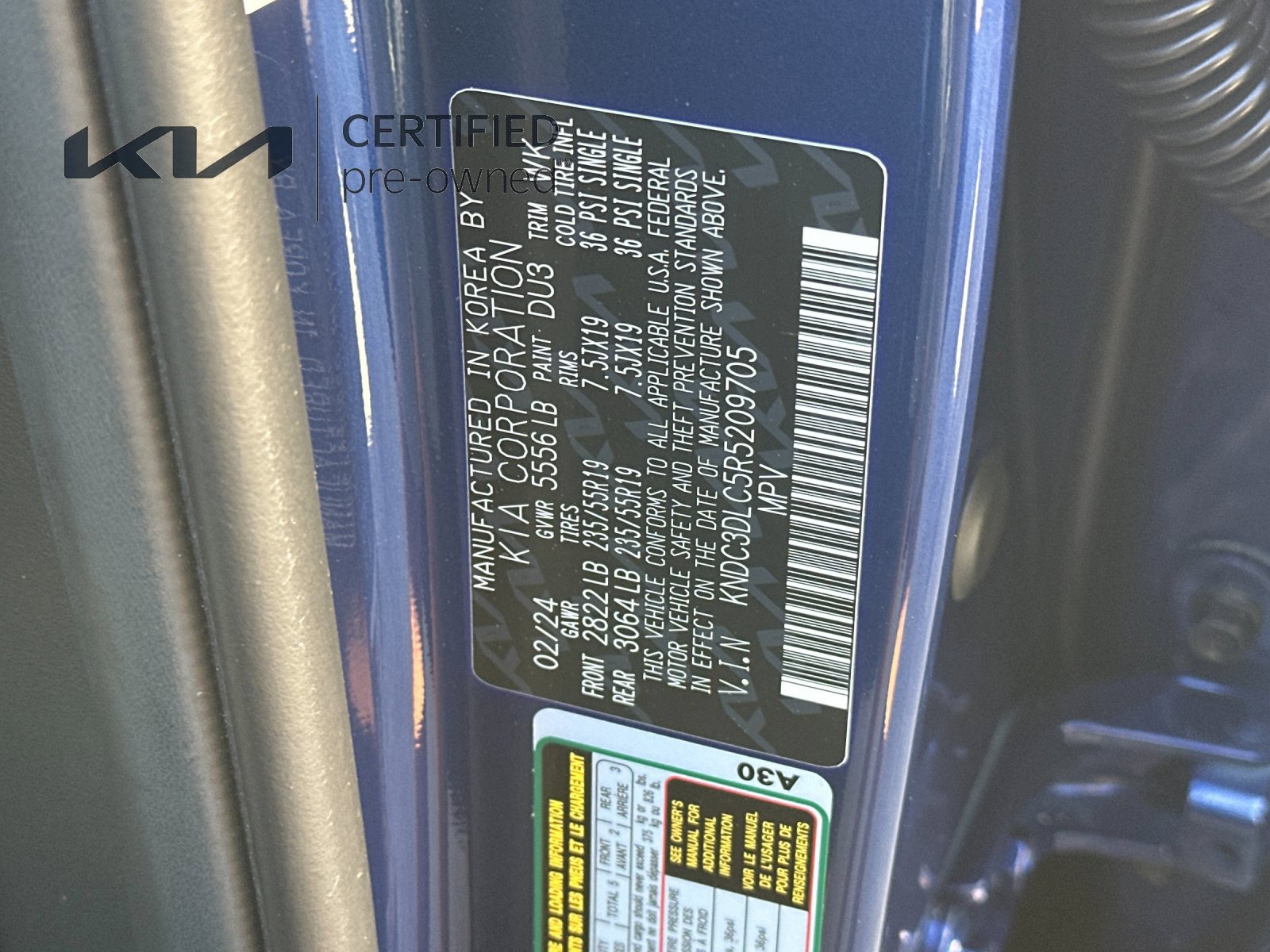 Certified 2024 Kia EV6 Wind AWD/4WD image 30
