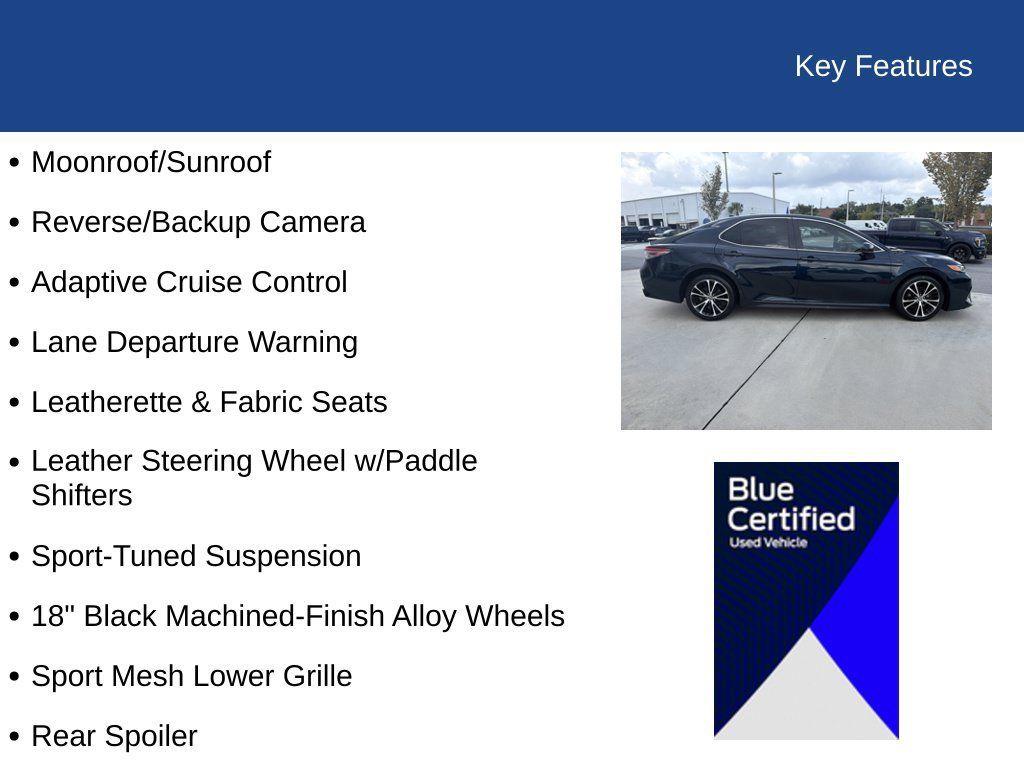 Used 2019 Toyota Camry SE w/ Carpet Mat Package FWD image 30