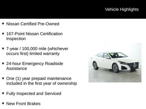 Certified 2023 Nissan Altima 2.5 SV w/ SV Premium Package AWD/4WD image 4