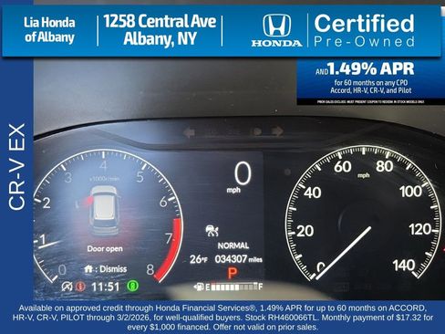 Certified 2024 Honda CR-V EX image 14