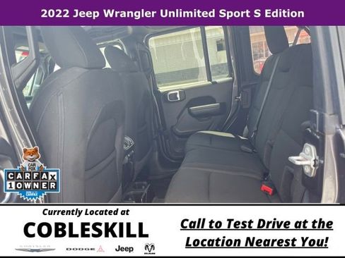 Used 2022 Jeep Wrangler Unlimited Sport AWD/4WD image 17