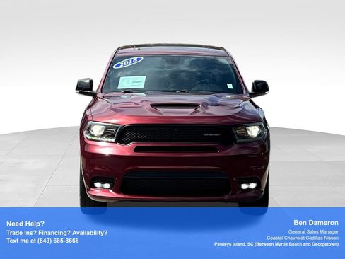 Used 2018 Dodge Durango R/T w/ Blacktop Package RWD image 2
