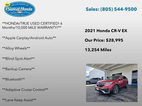 Used 2021 Honda CR-V EX image 6