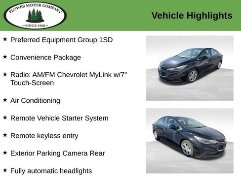 Used 2016 Chevrolet Cruze LT w/ Convenience Package FWD image 2