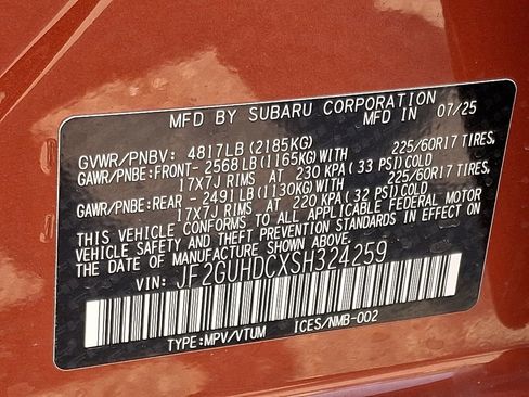 Certified 2025 Subaru Crosstrek 2.0i Premium image 28