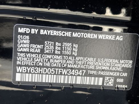 New 2026 BMW i4 eDrive40 w/ Parking Assistance Package RWD image 34