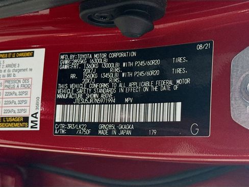 Certified 2022 Toyota 4Runner TRD Sport w/ Technology Package AWD/4WD image 30