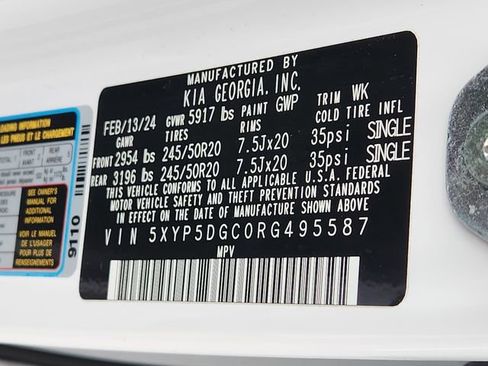 Used 2024 Kia Telluride SX w/ Towing Package AWD/4WD image 35