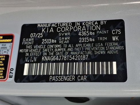 New 2026 Kia K5 GT-Line w/ GT-Line Red Interior Package image 13