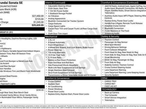 New 2026 Hyundai Sonata SE image 6
