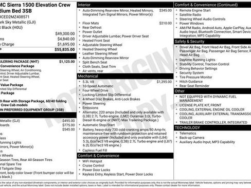 Used 2021 GMC Sierra 1500 Elevation w/ Max Trailering Package image 19