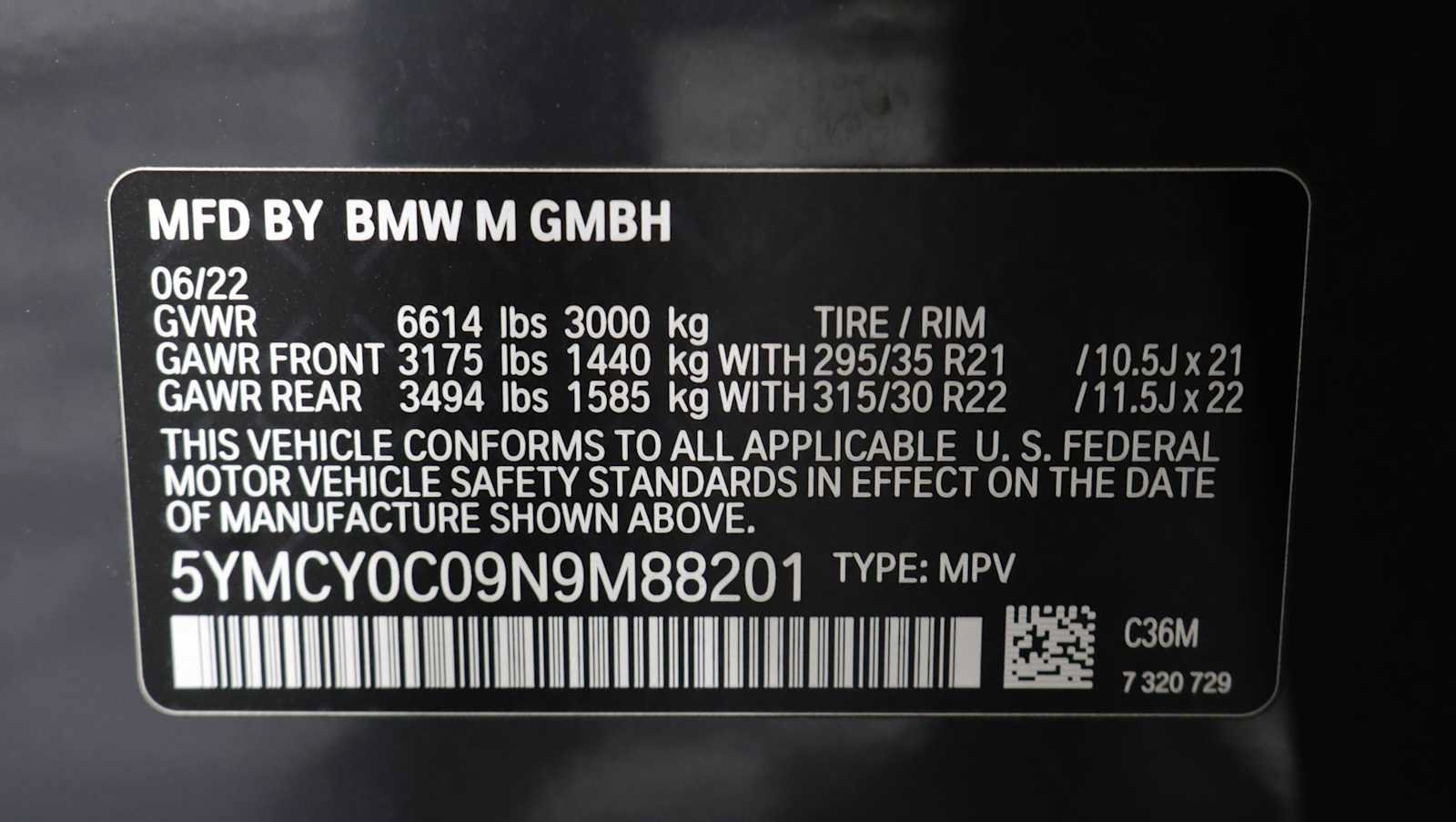Used 2022 BMW X6 M w/ Competition Package AWD/4WD image 38