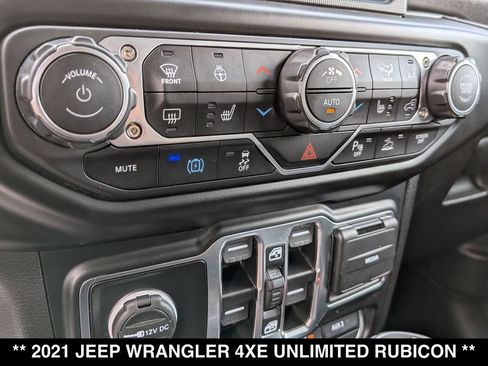 Used 2021 Jeep Wrangler Unlimited Rubicon 4xe w/ Steel Bumper Group AWD/4WD image 23