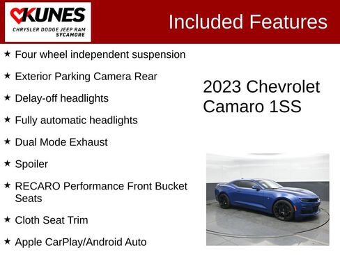 Used 2023 Chevrolet Camaro SS RWD image 4