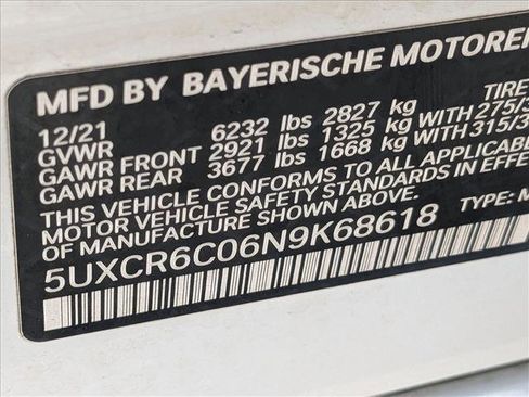 Used 2022 BMW X5 xDrive40i w/ M Sport Package image 15