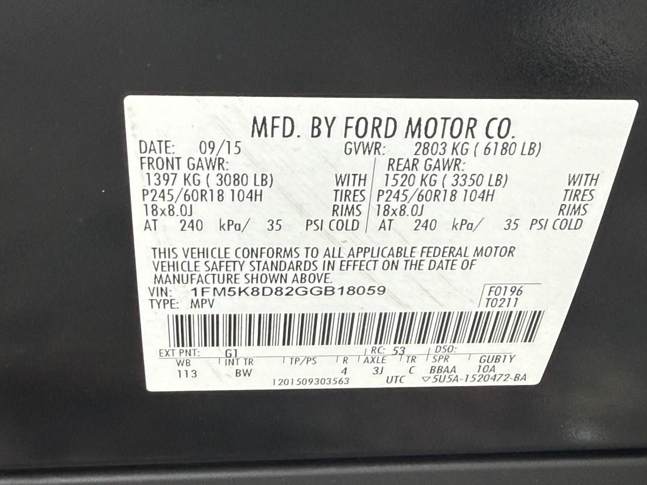 Used 2016 Ford Explorer XLT w/ Equipment Group 202A AWD/4WD image 23