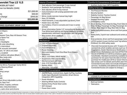 Used 2018 Chevrolet Trax LS image 5