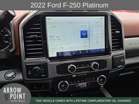 Used 2022 Ford F250 Platinum w/ FX4 Off-Road Package AWD/4WD image 25