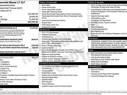 Used 2023 Chevrolet Blazer LT w/ Convenience Package image 6