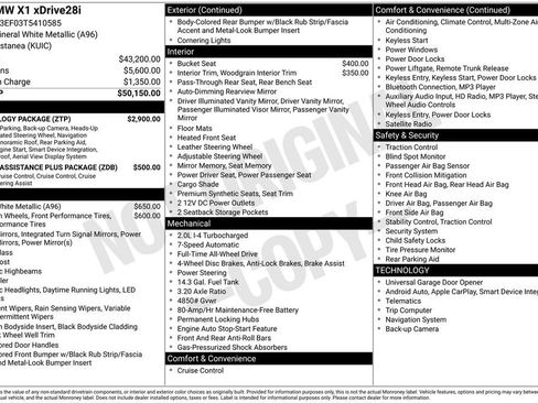 Used 2026 BMW X1 xDrive28i w/ Technology Package AWD/4WD image 33