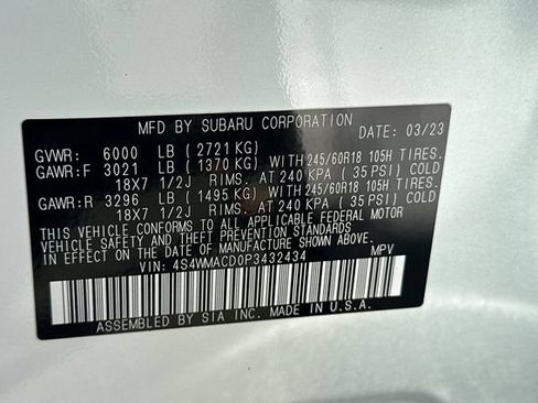 Used 2023 Subaru Ascent Premium w/ Convenience Package AWD/4WD image 35