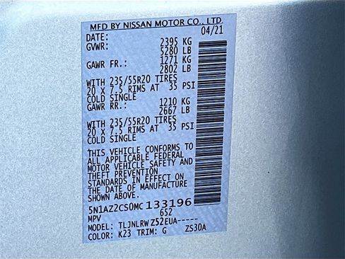 Used 2021 Nissan Murano SL image 31