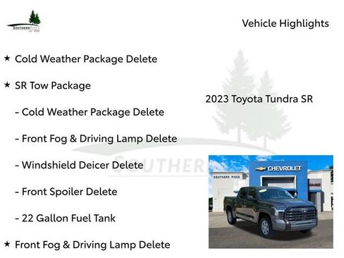 Used 2023 Toyota Tundra SR w/ SR Tow Package AWD/4WD image 16