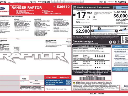 New 2026 Ford Ranger Raptor AWD/4WD image 4