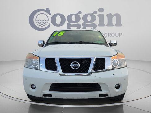 Used 2015 Nissan Armada Platinum w/ 2nd Row Captain Seat Package RWD image 8