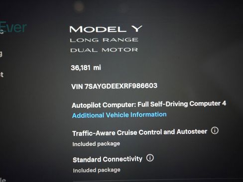 Used 2024 Tesla Model Y Long Range AWD/4WD image 7