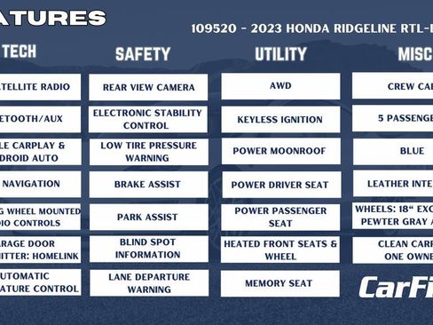 Used 2023 Honda Ridgeline RTL-E image 32