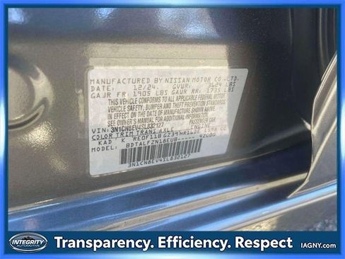 Certified 2025 Nissan Versa SV w/ Trunk Package image 18