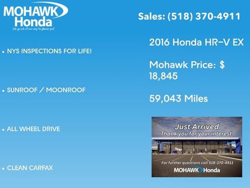 Used 2016 Honda HR-V EX image 3