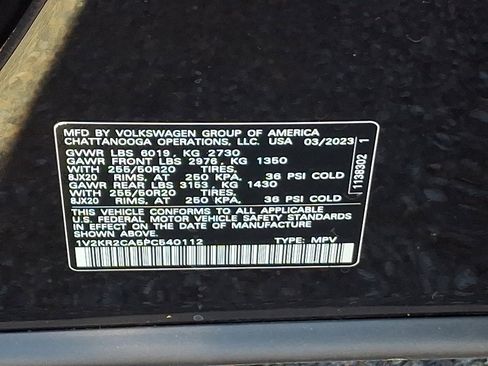 Used 2023 Volkswagen Atlas SE w/ Panoramic Sunroof Package image 26