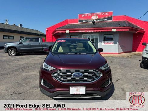 Used 2021 Ford Edge SEL w/ Convenience Package AWD/4WD image 2