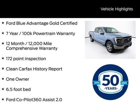 Certified 2023 Ford F150 Lariat w/ Equipment Group 502A High AWD/4WD image 6