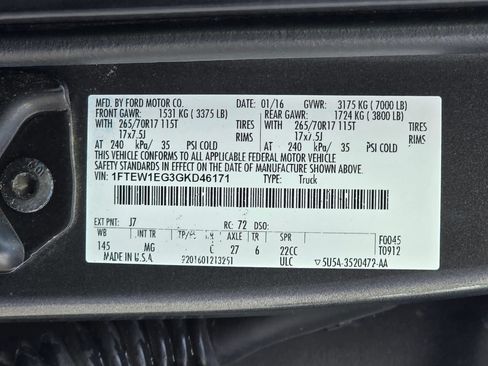Used 2016 Ford F150 XLT AWD/4WD image 22