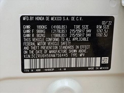 Used 2022 Honda HR-V EX image 24