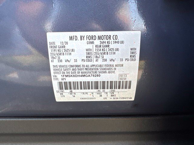 Used 2021 Ford Explorer XLT w/ Equipment Group 202A AWD/4WD image 19