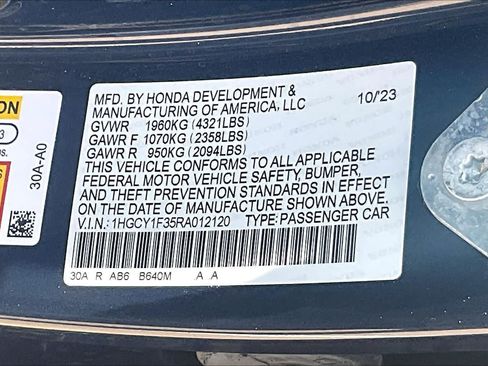Used 2024 Honda Accord EX image 18