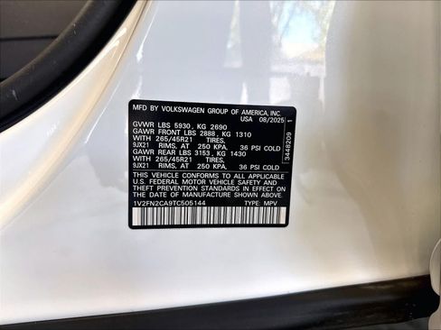 Certified 2026 Volkswagen Atlas SEL Premium R-Line AWD/4WD image 22